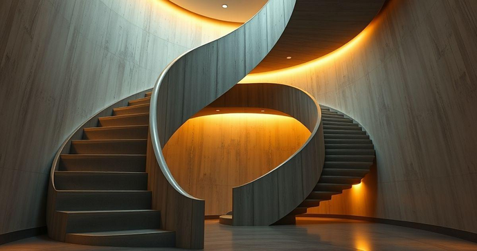 Escada Caracol Pré Moldada de Concreto Transforme Seu Espaço com Estilo Escada Caracol Pré Moldada de Concreto Transforme Seu Espaço com Estilo