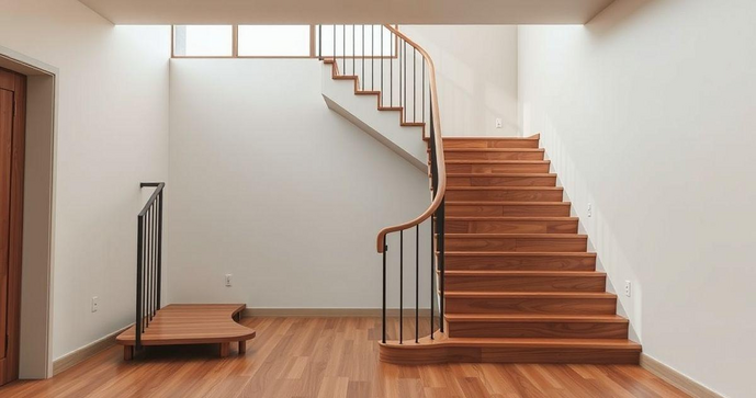 Escada L é a Solução Ideal para Otimizar Espaços em Sua Casa Escada L é a Solução Ideal para Otimizar Espaços em Sua Casa