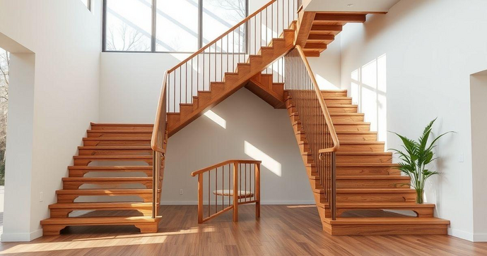 Escadas L: Como Escolher e Instalar a Opção Ideal para Seu Espaço Escadas L: Como Escolher e Instalar a Opção Ideal para Seu Espaço