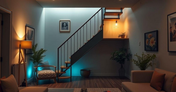 Como Aproveitar Escada em L para Espaços Pequenos Como Aproveitar Escada em L para Espaços Pequenos