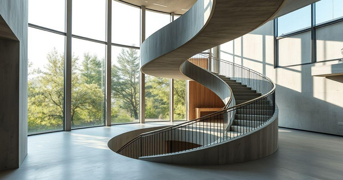 Como Escolher a Escada Caracol de Concreto Ideal para Sua Casa Como Escolher a Escada Caracol de Concreto Ideal para Sua Casa