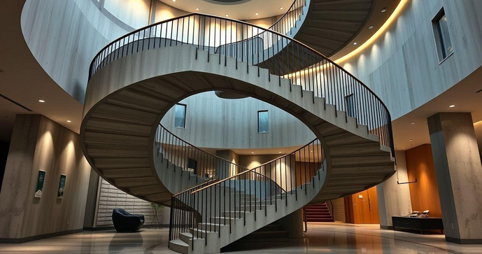 Como escolher escadas caracol de concreto para sua obra Como escolher escadas caracol de concreto para sua obra