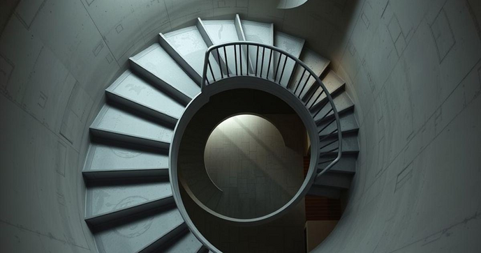 Escada de Concreto Caracol: Elegância e Funcionalidade em Espaços Compactos Escada de Concreto Caracol: Elegância e Funcionalidade em Espaços Compactos