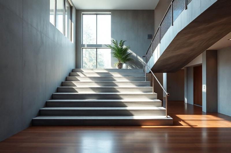 Escadas em L de Concreto: 5 Vantagens Incríveis para Sua Obra