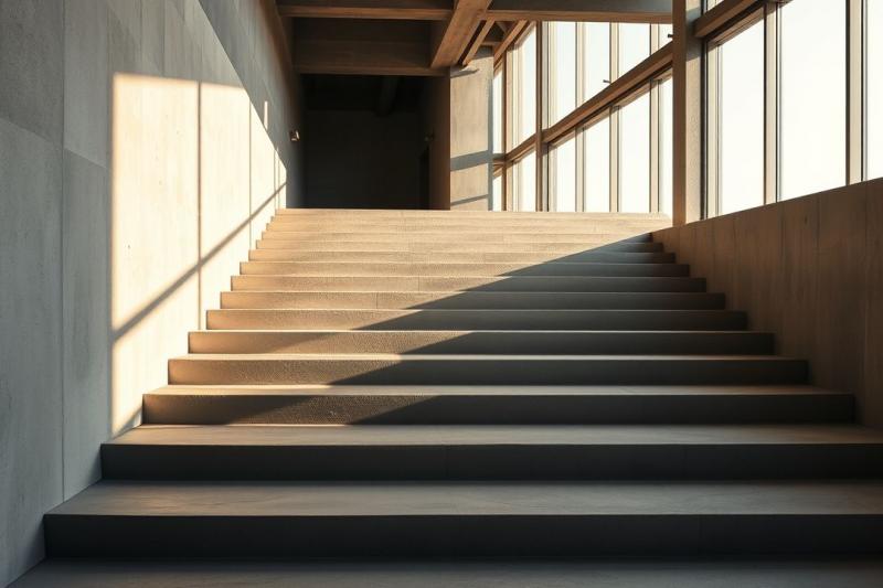 Escada de concreto pré moldada: Vantagens e Recursos