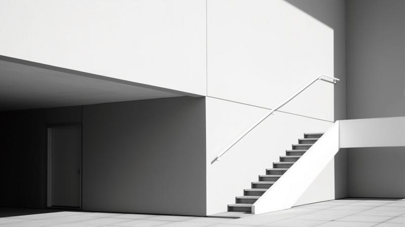 Escadas de Concreto em L: Estilos e Vantagens na Construção