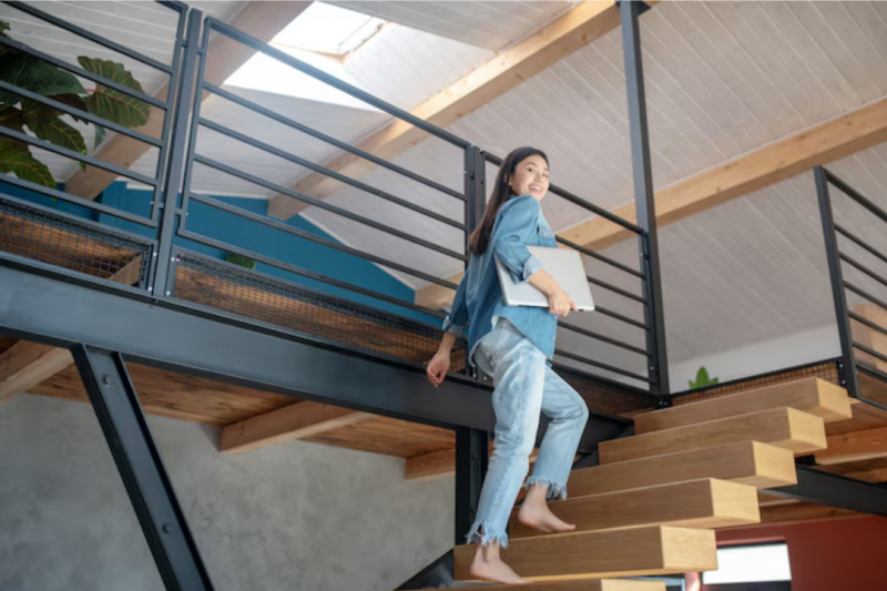 Escada pré moldada reta: Vantagens e Considerações para Sua Casa