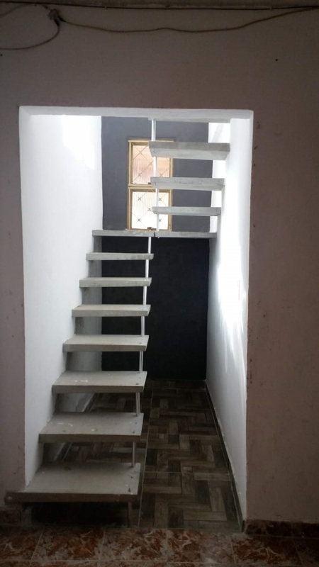 Empresa Que Faz Escada Vazada de Concreto Chácara Dona Olívia - Escada Reta de Concreto