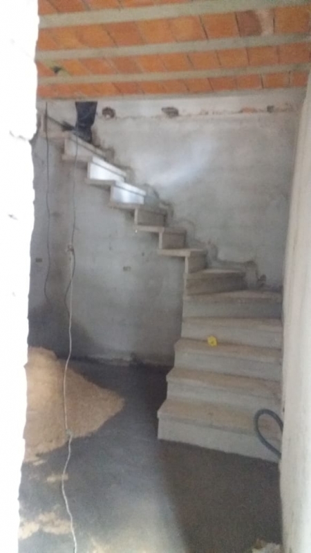 Escada de Concreto em L Orçamento São Caetaninho - Escada em L para Interior
