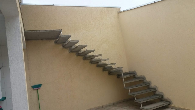 Escada L Vila Cosmopolita - Escada em L Concreto