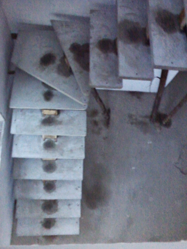 Escada Tipo L Vila Maluf - Escada em L de Concreto