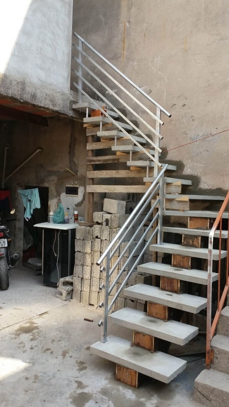 Onde Faz Escada L Vila dos Telles - Escada de Concreto em L