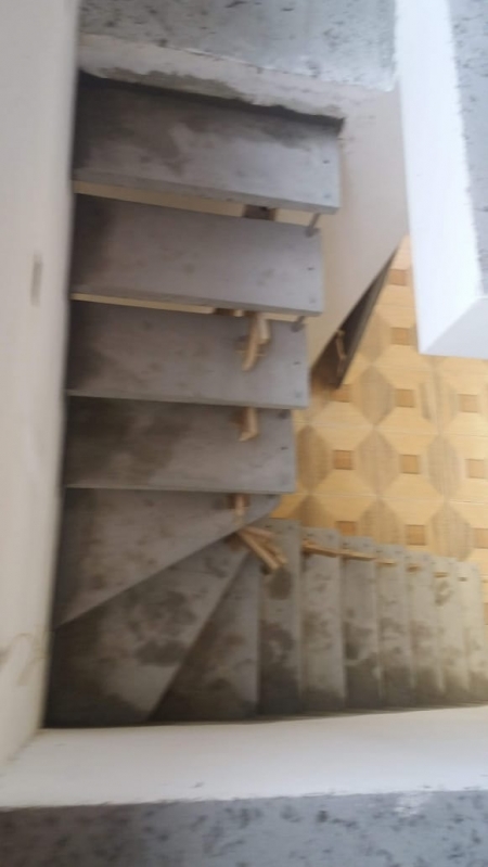 Quem Faz Escada Pré Moldada em L Vila Theodoro - Escada Flutuante em L
