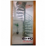 escada de caracol de concreto preço Vila NAncy