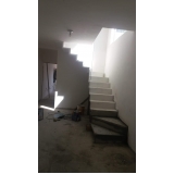 escada em l de concreto orçamento Itrapoá