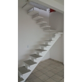 escada pré fabricada de concreto valores Vila ABC