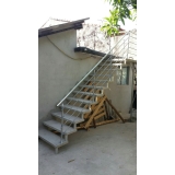 escada pré moldada concreto Represa