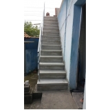 escada reta de concreto valores Jardim Fluminense