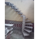 escadas espiral de concreto Jardim Nazaret