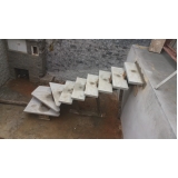 onde encontro escada de concreto interna Vila Solange