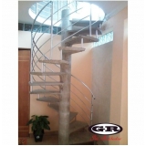 profissional que faz escada caracol pré moldada de concreto Vila Giordano