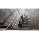 profissional que faz escada tipo caracol de concreto Vila ABC